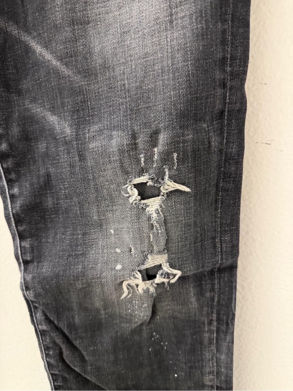 DSQUARED2 Black Distressed Skinny Jeans - Picture 3 of 11